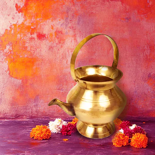 Brass Kamandal For Pooja